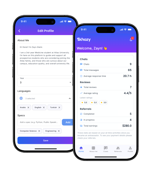 Skhozy App Features
